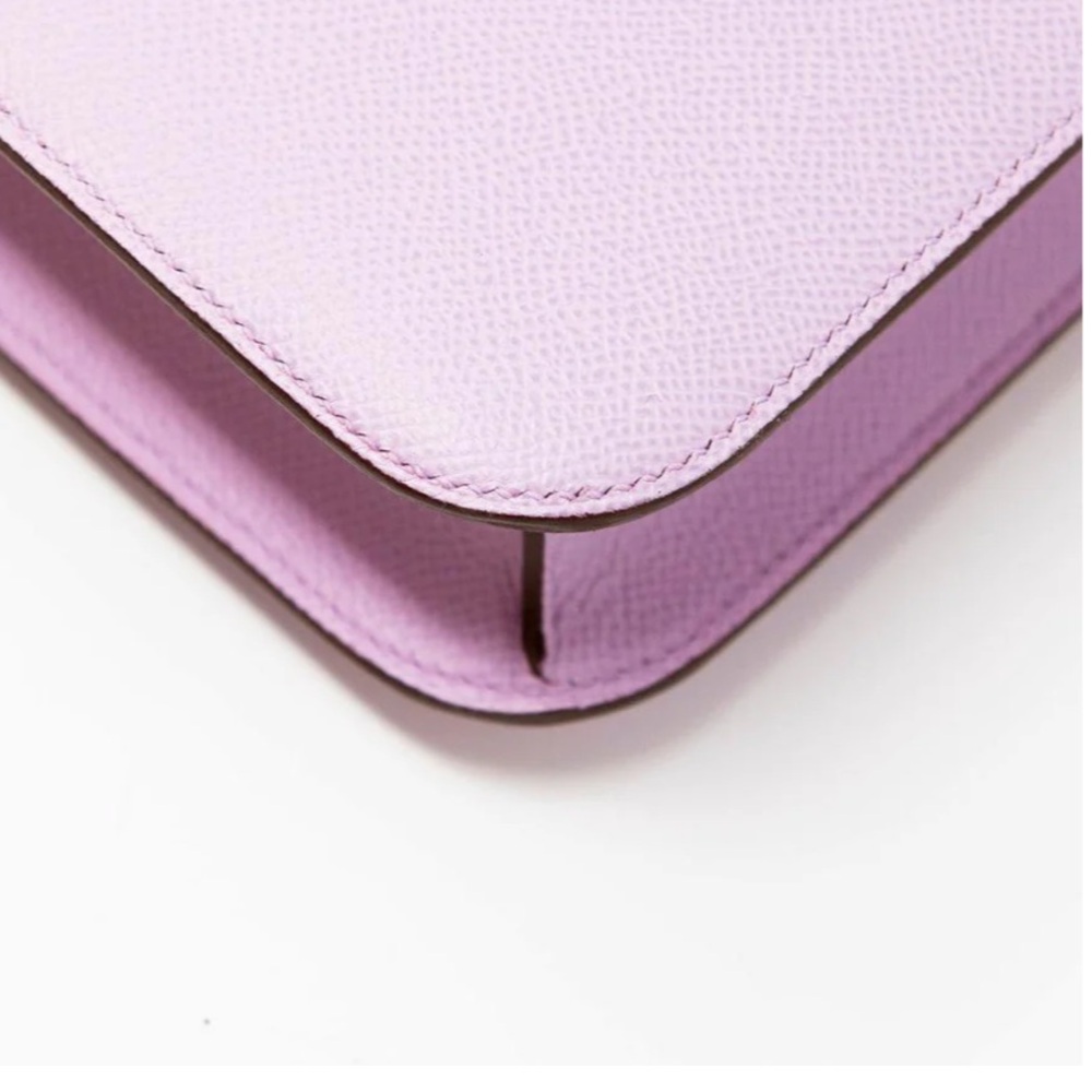 HERMES MAUVE SYLVESTRE EPSOM CONSTANCE 24 - Picture 11 of 15